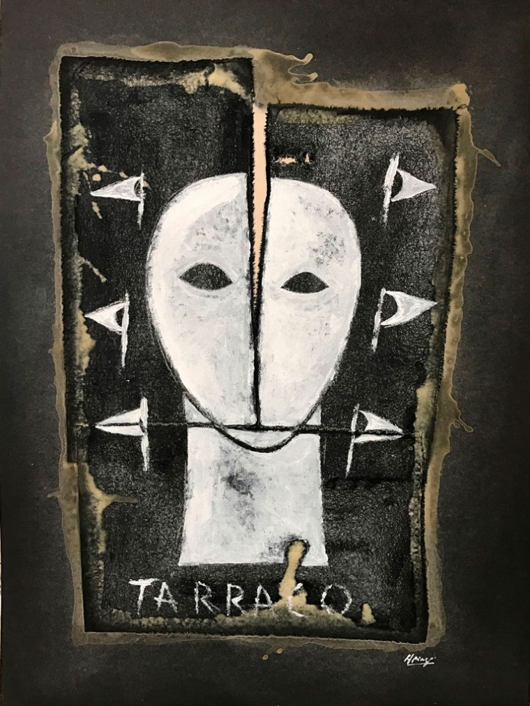 Tarraco, 2017. Mixta sobre tela. 70 x 50 cm