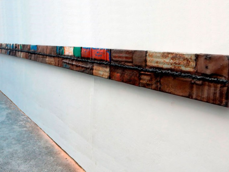 Huella en la Memoria (detalle), 2015. Instalación. Dimensiones variables